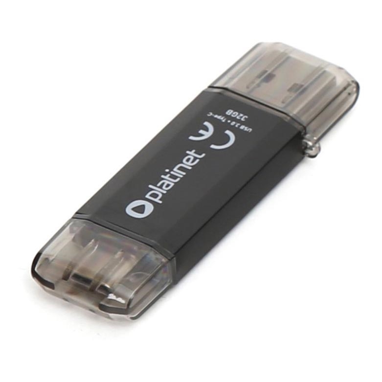Dual USB-minne 3.0 + USB-C 32GB