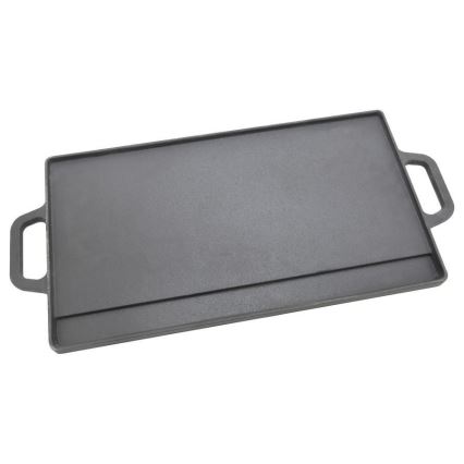 Dubbelsidig grillplatta 50x23 cm