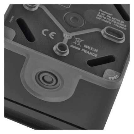 Dubbelt vägguttag för humid environment IP55