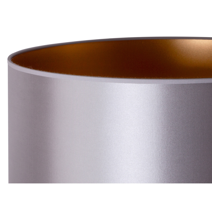 Duolla - Bordslampa CANNES 1xE14/15W/230V diameter 20 cm silver/koppar/svart