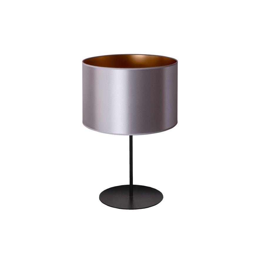 Duolla - Bordslampa CANNES 1xE14/15W/230V diameter 20 cm silver/koppar/svart