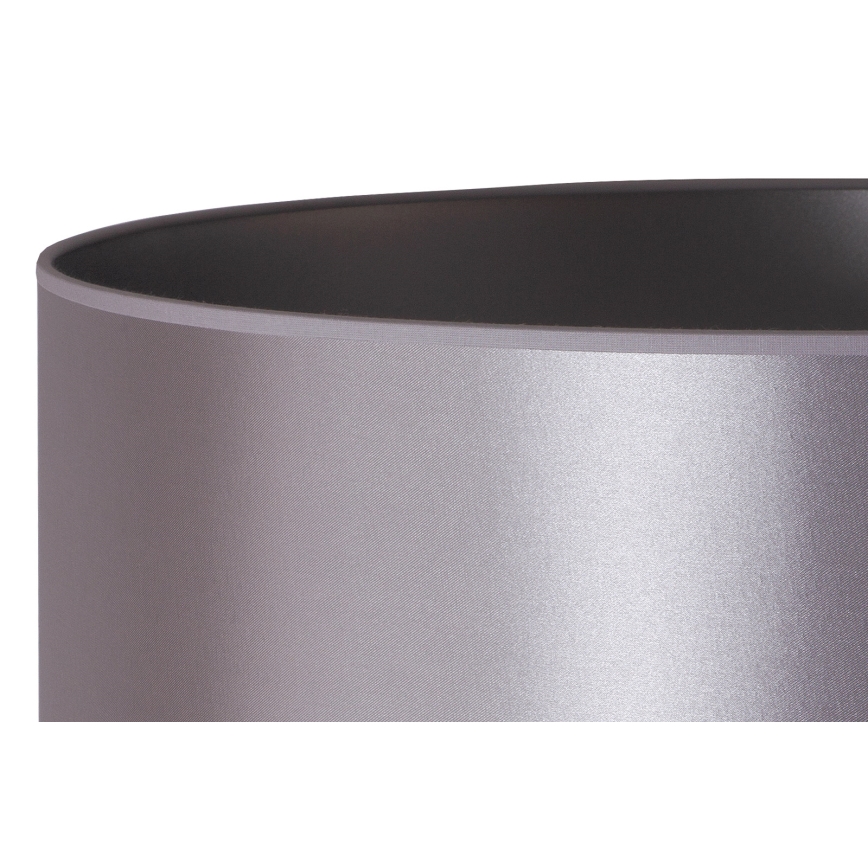 Duolla - Bordslampa CANNES 1xE14/15W/230V diameter 20 cm silver/svart