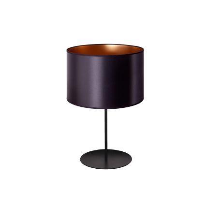 Duolla - Bordslampa CANNES 1xE14/15W/230V diameter 20 cm svart/koppar