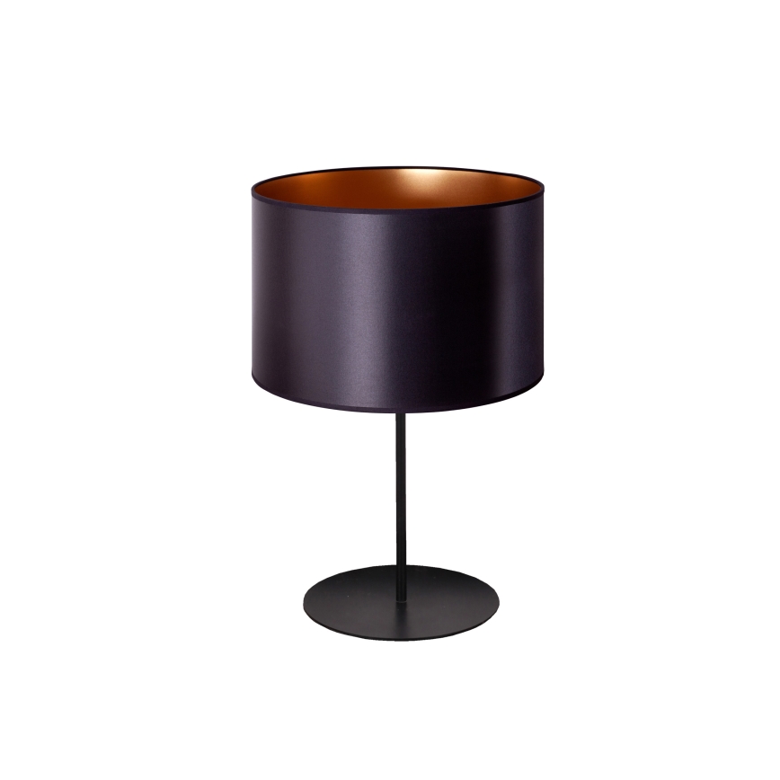 Duolla - Bordslampa CANNES 1xE14/15W/230V diameter 20 cm svart/koppar
