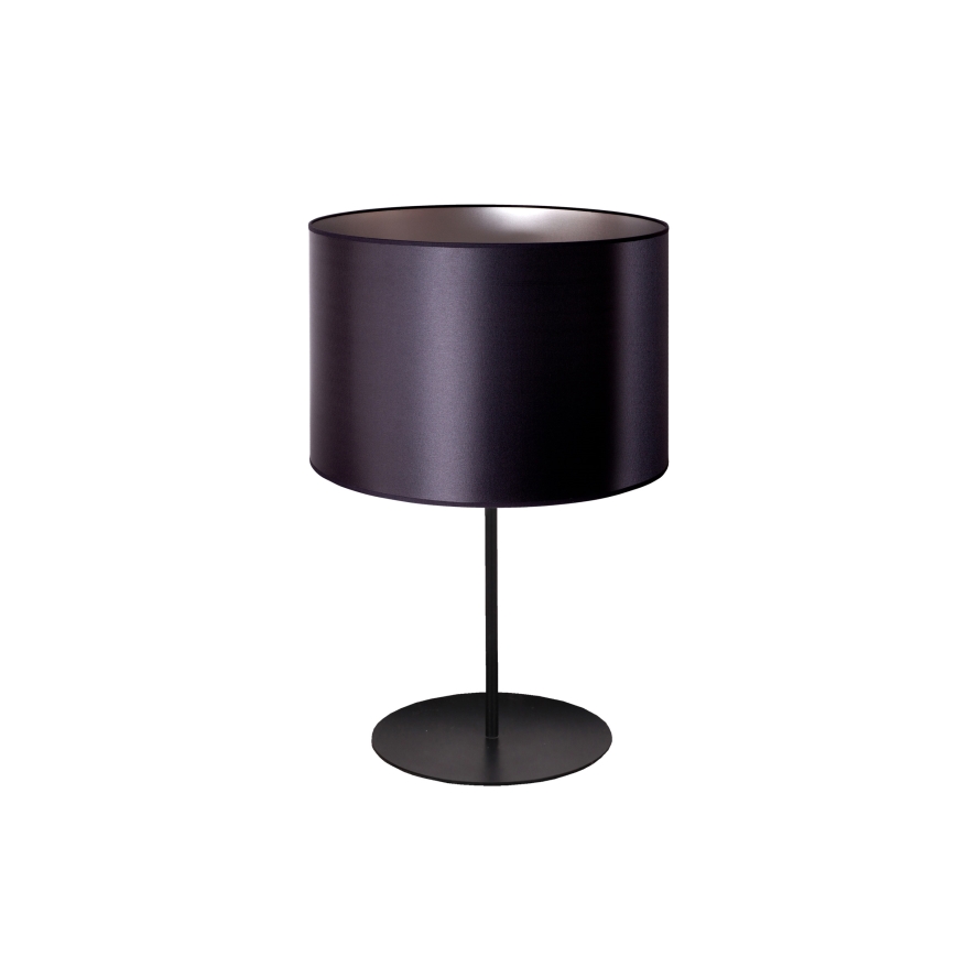 Duolla - Bordslampa CANNES 1xE14/15W/230V diameter 20 cm svart/silver