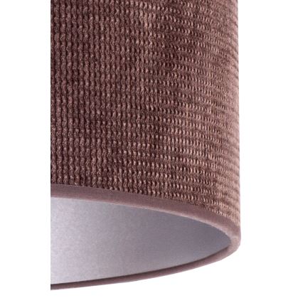 Duolla - Bordslampa LYON 1xE27/15W/230V diameter 30 cm brun