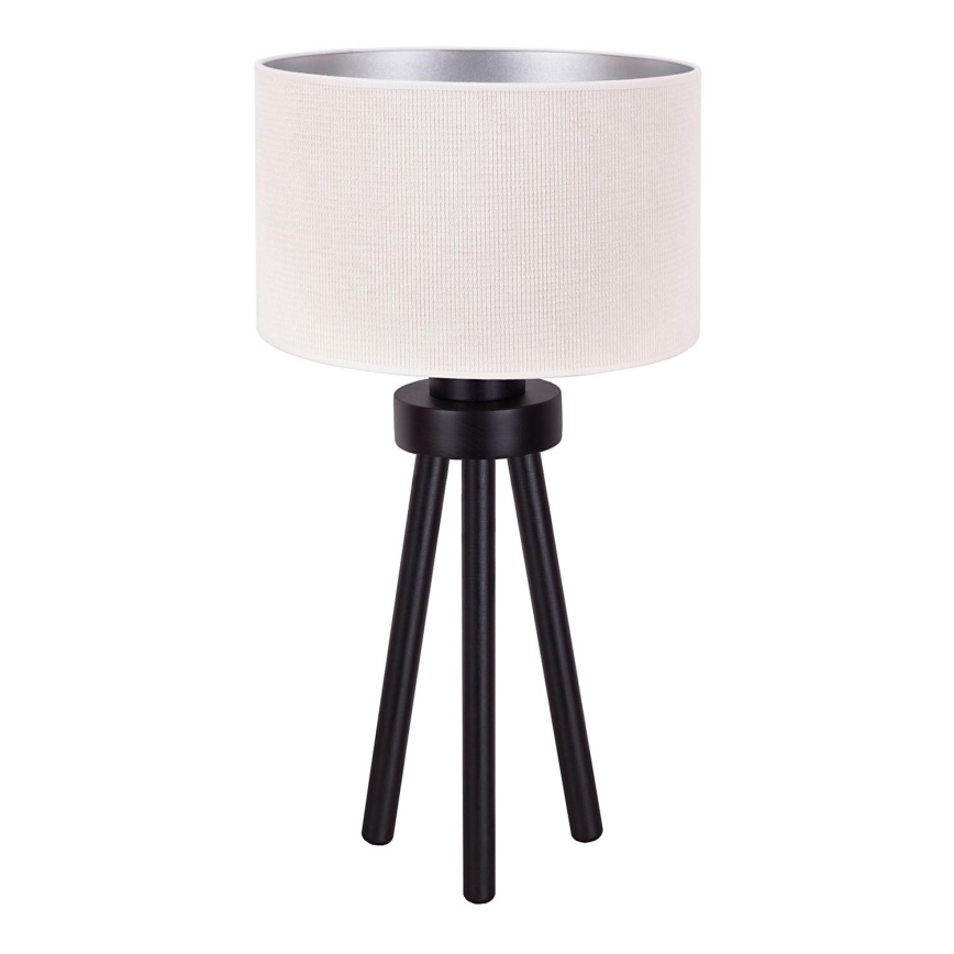 Duolla - Bordslampa LYON 1xE27/15W/230V diameter 30 cm grädde