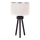 Duolla - Bordslampa LYON 1xE27/15W/230V diameter 30 cm grädde