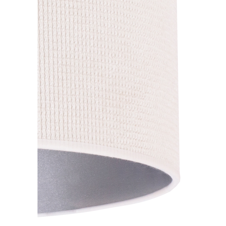 Duolla - Bordslampa LYON 1xE27/15W/230V diameter 30 cm grädde