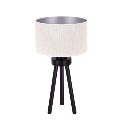 Duolla - Bordslampa LYON 1xE27/15W/230V diameter 30 cm grädde