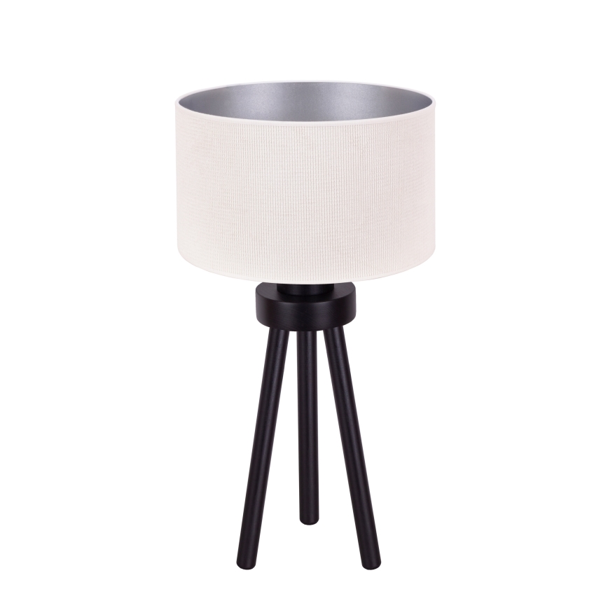 Duolla - Bordslampa LYON 1xE27/15W/230V diameter 30 cm grädde