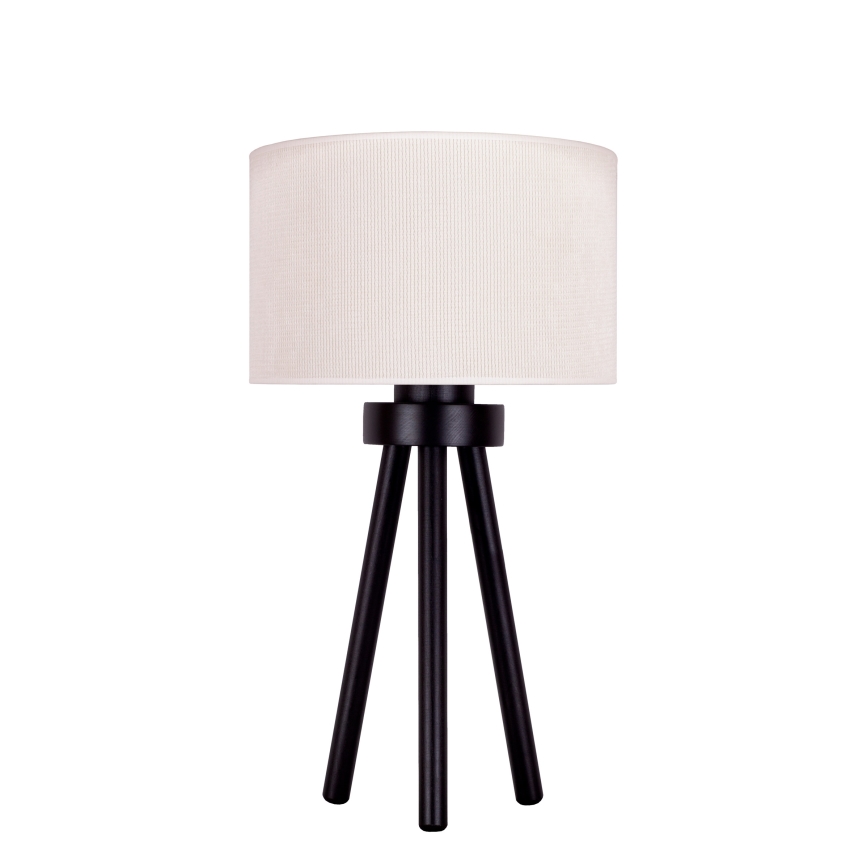 Duolla - Bordslampa LYON 1xE27/15W/230V diameter 30 cm grädde