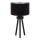 Duolla - Bordslampa LYON 1xE27/15W/230V diameter 30 cm svart