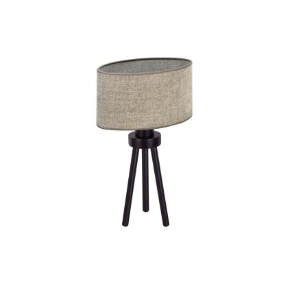 Duolla - Bordslampa OVAL 1xE27/15W/230V diameter 30 cm brun