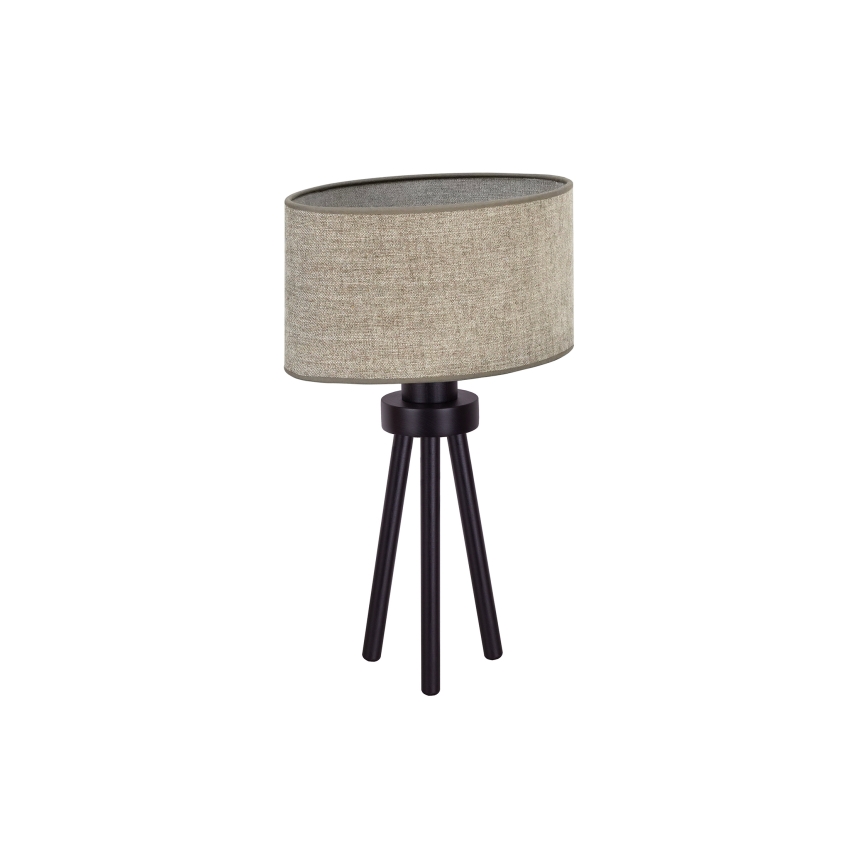 Duolla - Bordslampa OVAL 1xE27/15W/230V diameter 30 cm brun