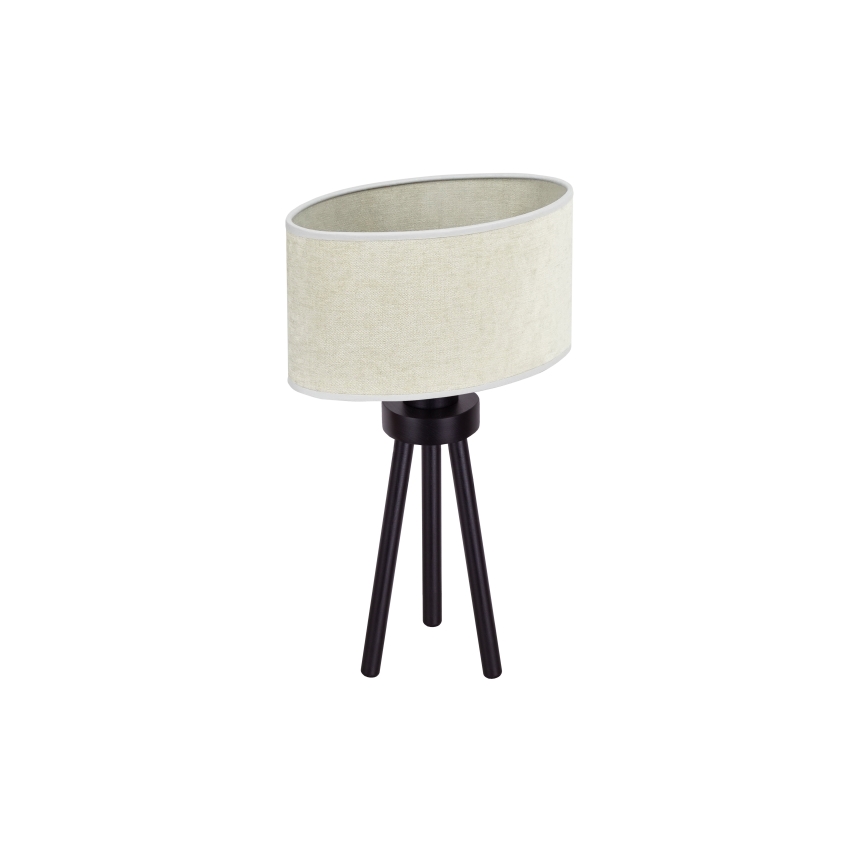 Duolla - Bordslampa OVAL 1xE27/15W/230V diameter 30 cm grå