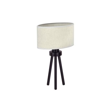 Duolla - Bordslampa OVAL 1xE27/15W/230V diameter 30 cm grå