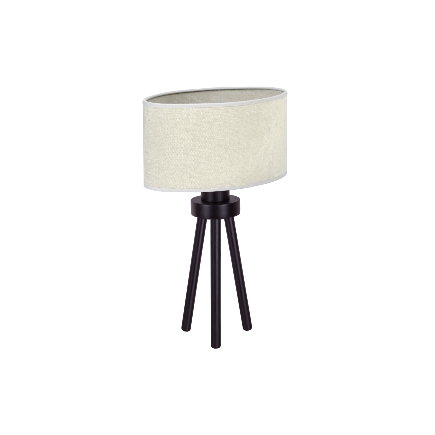 Duolla - Bordslampa OVAL 1xE27/15W/230V diameter 30 cm grå