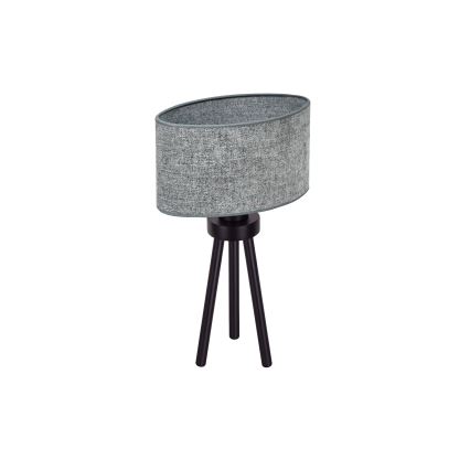 Duolla - Bordslampa OVAL 1xE27/15W/230V diameter 30 cm grå