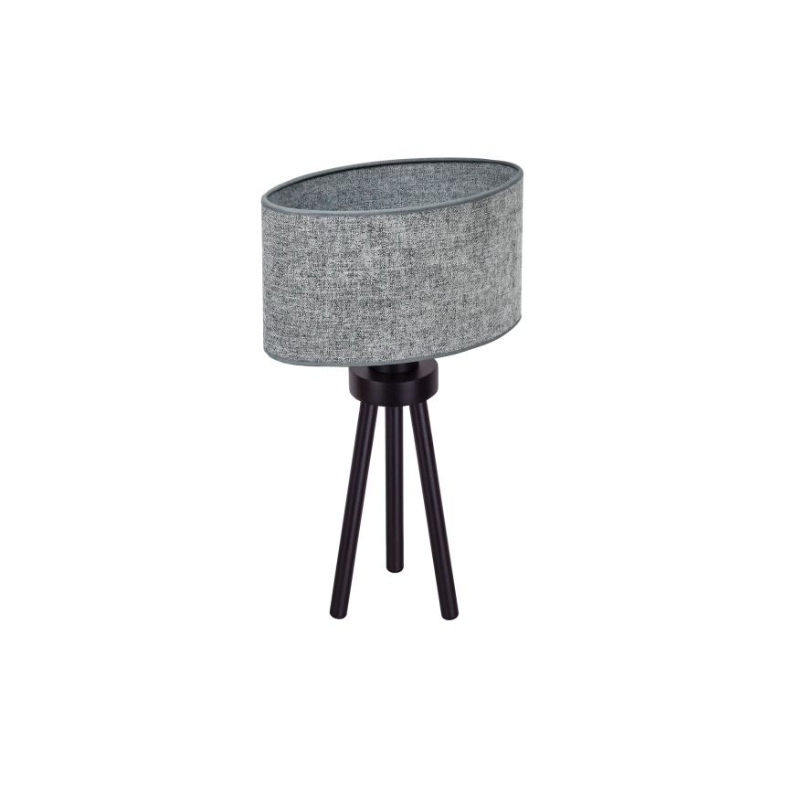 Duolla - Bordslampa OVAL 1xE27/15W/230V diameter 30 cm grå