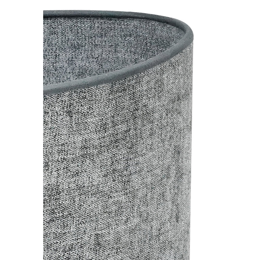 Duolla - Bordslampa OVAL 1xE27/15W/230V diameter 30 cm grå