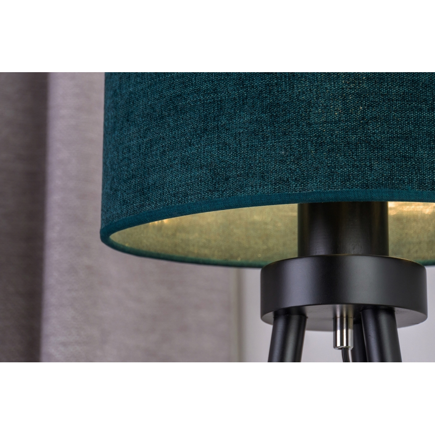 Duolla - Bordslampa OVAL 1xE27/15W/230V diameter 30 cm grön