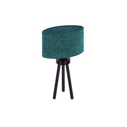 Duolla - Bordslampa OVAL 1xE27/15W/230V diameter 30 cm grön