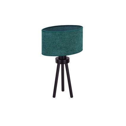 Duolla - Bordslampa OVAL 1xE27/15W/230V diameter 30 cm grön