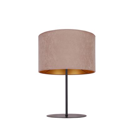 Duolla - Bordslampa ROLLER 1xE14/15W/230V diameter 20 cm beige/guld
