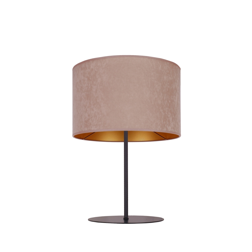 Duolla - Bordslampa ROLLER 1xE14/15W/230V diameter 20 cm beige/guld