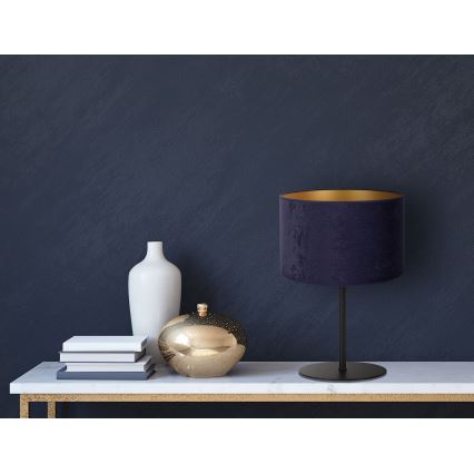 Duolla - Bordslampa ROLLER 1xE14/15W/230V diameter 20 cm blå/guld