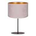 Duolla - Bordslampa ROLLER 1xE14/15W/230V diameter 20 cm grå/guld