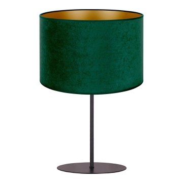 Duolla - Bordslampa ROLLER 1xE14/15W/230V diameter 20 cm mörkgrön/guld