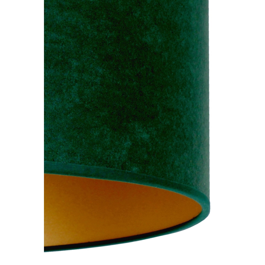 Duolla - Bordslampa ROLLER 1xE14/15W/230V diameter 20 cm mörkgrön/guld