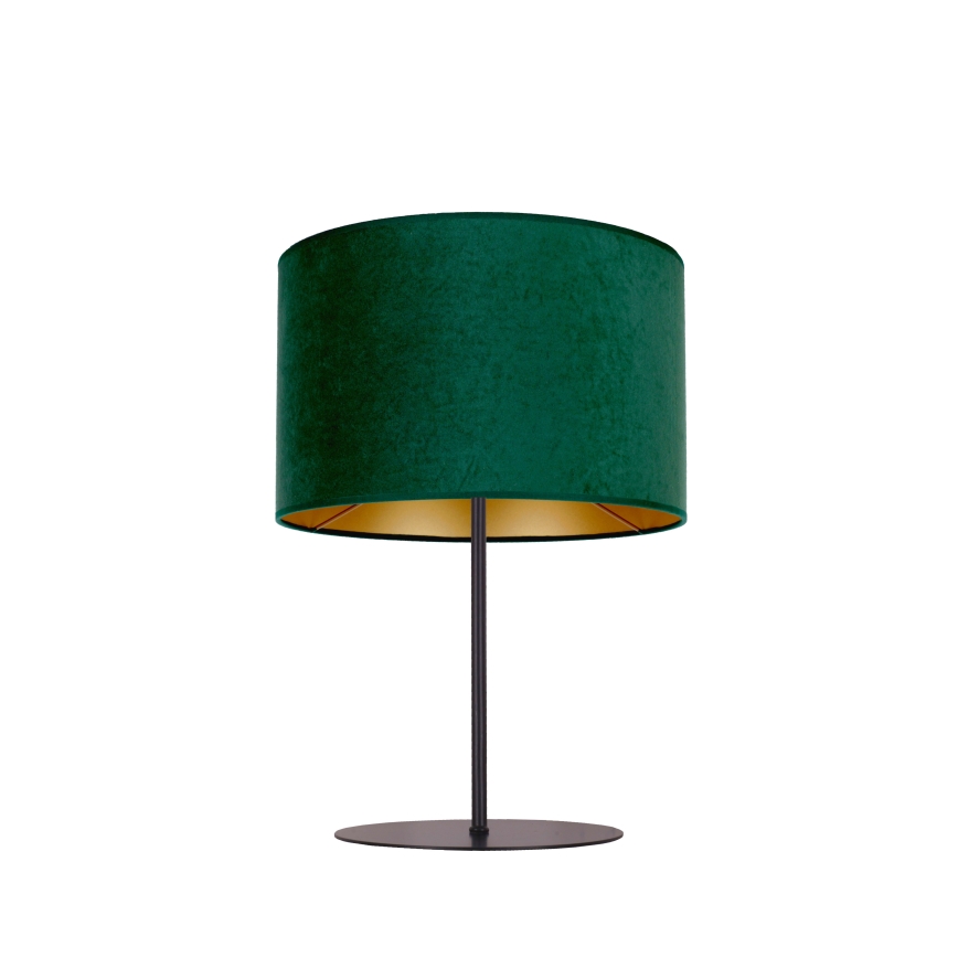 Duolla - Bordslampa ROLLER 1xE14/15W/230V diameter 20 cm mörkgrön/guld