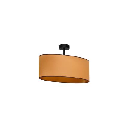 Duolla - Fäst ljuskrona OVAL VEGAN 1xE27/15W/230V brun