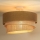 Duolla - Fäst ljuskrona YUTE TRIO 3xE27/15W/230V diameter 60 cm brun/grå/beige