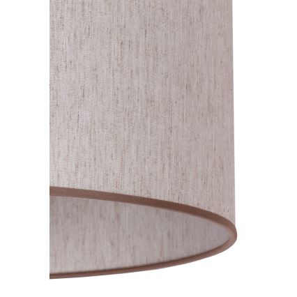 Duolla - Golvlampa 1xE27/60W/230V diameter 44 cm beige/vit