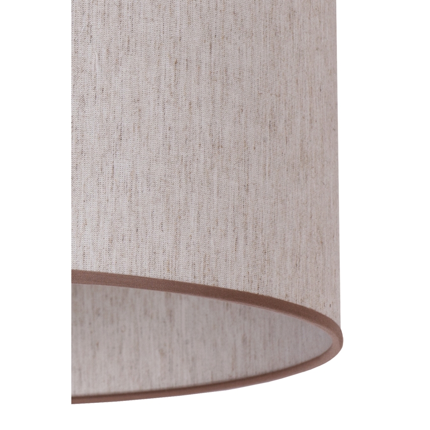 Duolla - Golvlampa 1xE27/60W/230V diameter 44 cm beige/vit