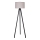 Duolla - Golvlampa 1xE27/60W/230V diameter 44 cm beige/wenge