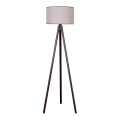 Duolla - Golvlampa 1xE27/60W/230V diameter 44 cm beige/wenge
