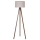 Duolla - Golvlampa 1xE27/60W/230V diameter 44 cm beige/wenge