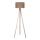 Duolla - Golvlampa 1xE27/60W/230V diameter 44 cm brun/beige