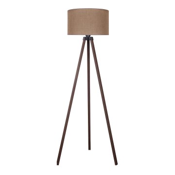 Duolla - Golvlampa 1xE27/60W/230V diameter 44 cm brun