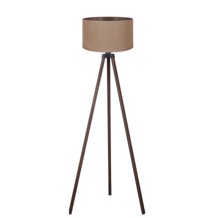 Duolla - Golvlampa 1xE27/60W/230V diameter 44 cm brun