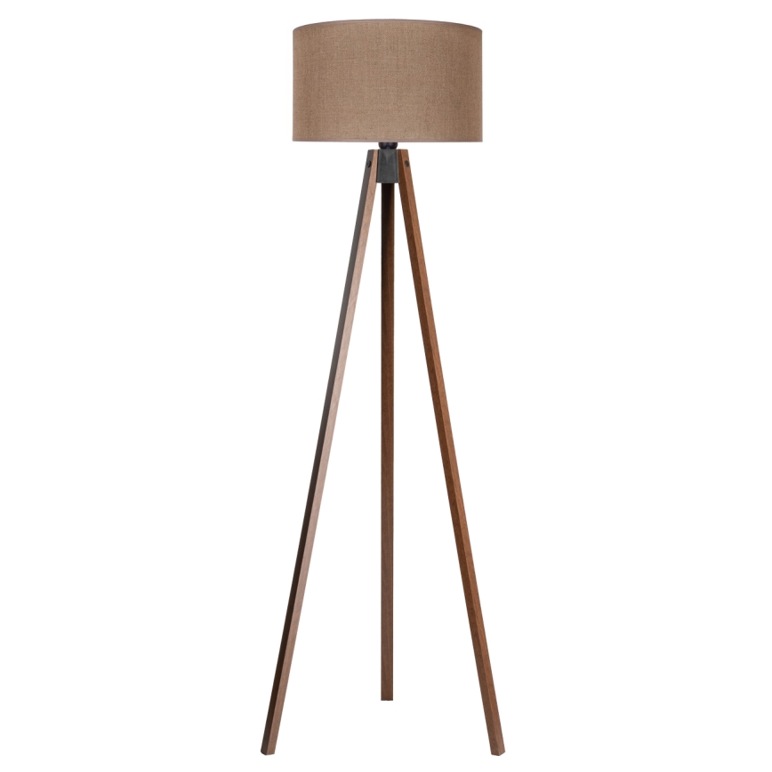Duolla - Golvlampa 1xE27/60W/230V diameter 44 cm brun/wenge