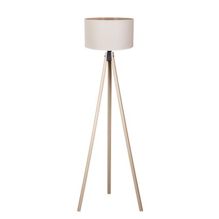 Duolla - Golvlampa 1xE27/60W/230V diameter 44 cm grädde/beige