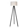 Duolla - Golvlampa 1xE27/60W/230V diameter 44 cm grädde/wenge