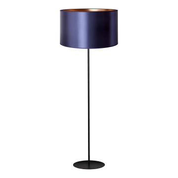 Duolla - Golvlampa CANNES 1xE27/15W/230V diameter 45 cm lila/koppar/svart