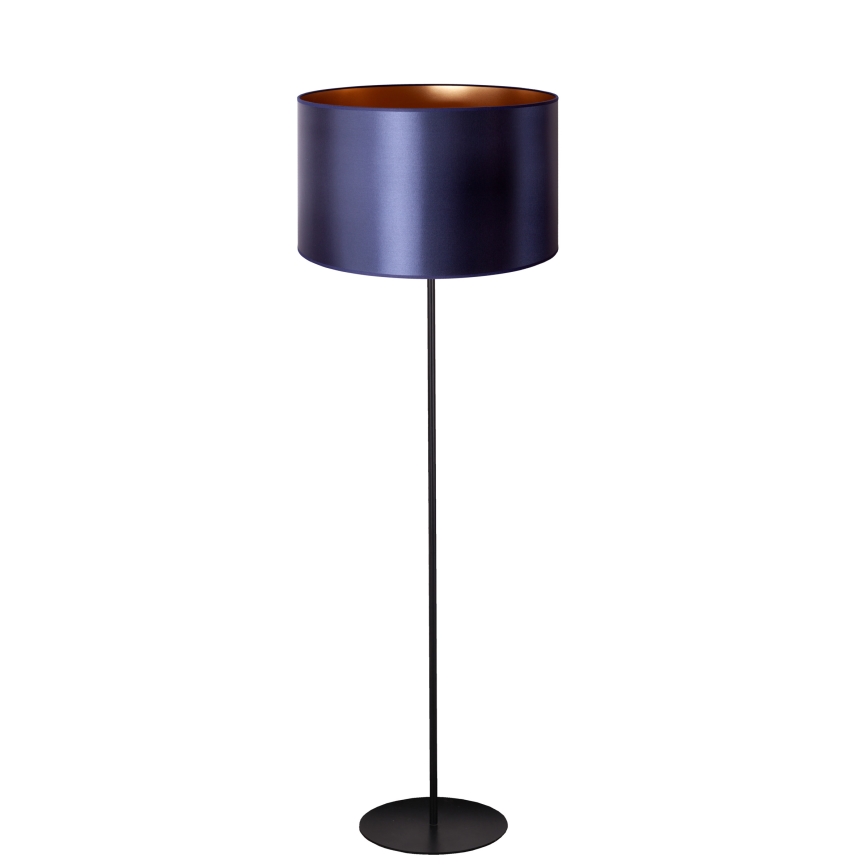 Duolla - Golvlampa CANNES 1xE27/15W/230V diameter 45 cm lila/koppar/svart